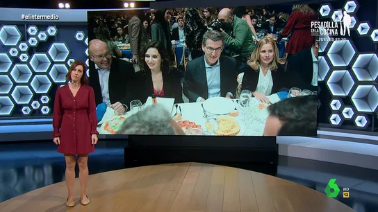 Cristina Gallego analiza la "competición" de Feijóo y Ayuso por demostrar quién es el líder en la noche de Navidad del PP Cristina Gallego analiza la "competición" de Feijóo y Ayuso por demostrar quién es el líder en la noche de Navidad del PP