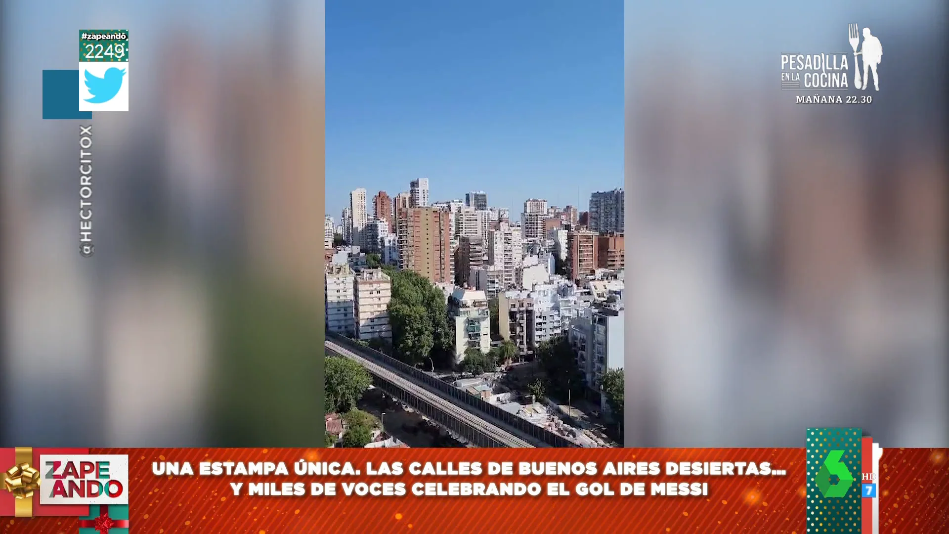 El vídeo que muestra cómo vivió Buenos Aires el primer gol de Messi contra Croacia: así se escuchan los gritos por toda la ciudad