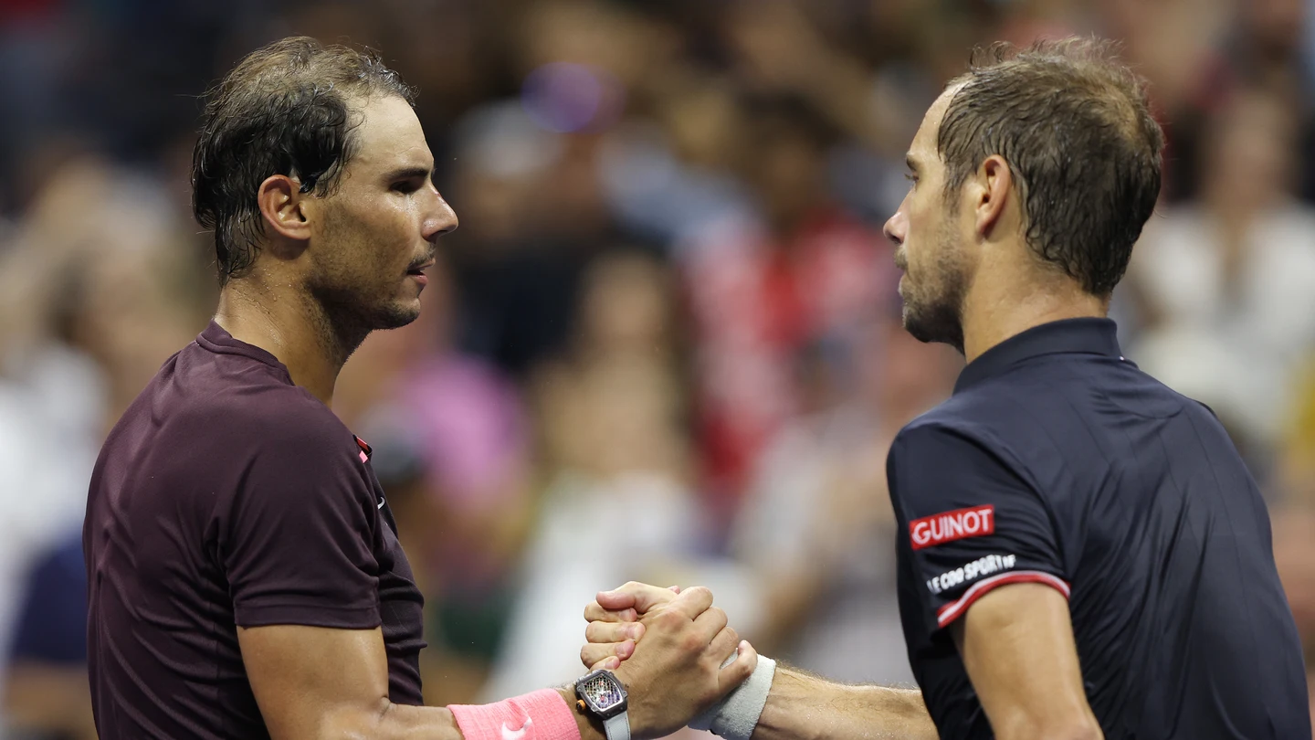 Rafa Nadal y Richard Gasquet Rafa Nadal y Richard Gasquet