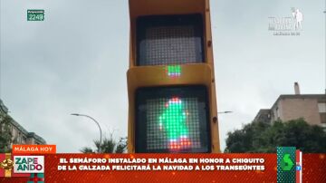 La mejor felicitación navideña de España: así la felicita Chiquito de la Calzada en un semáforo en Málaga