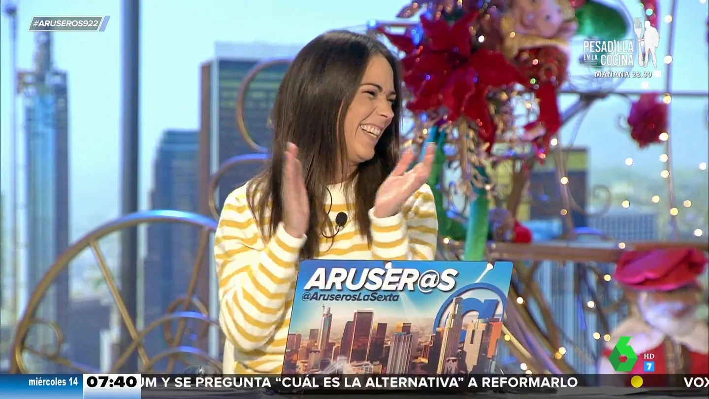 Patricia Benítez y su escasa habilidad para cantar villancicos: "¡Del 'chirri' no! ¡Del 'chiquirritín'! Patricia Benítez y su escasa habilidad para cantar villancicos: "¡Del 'chirri' no! ¡Del 'chiquirritín'!