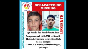 Primos desaparecidos en las últimas horas en Madrid