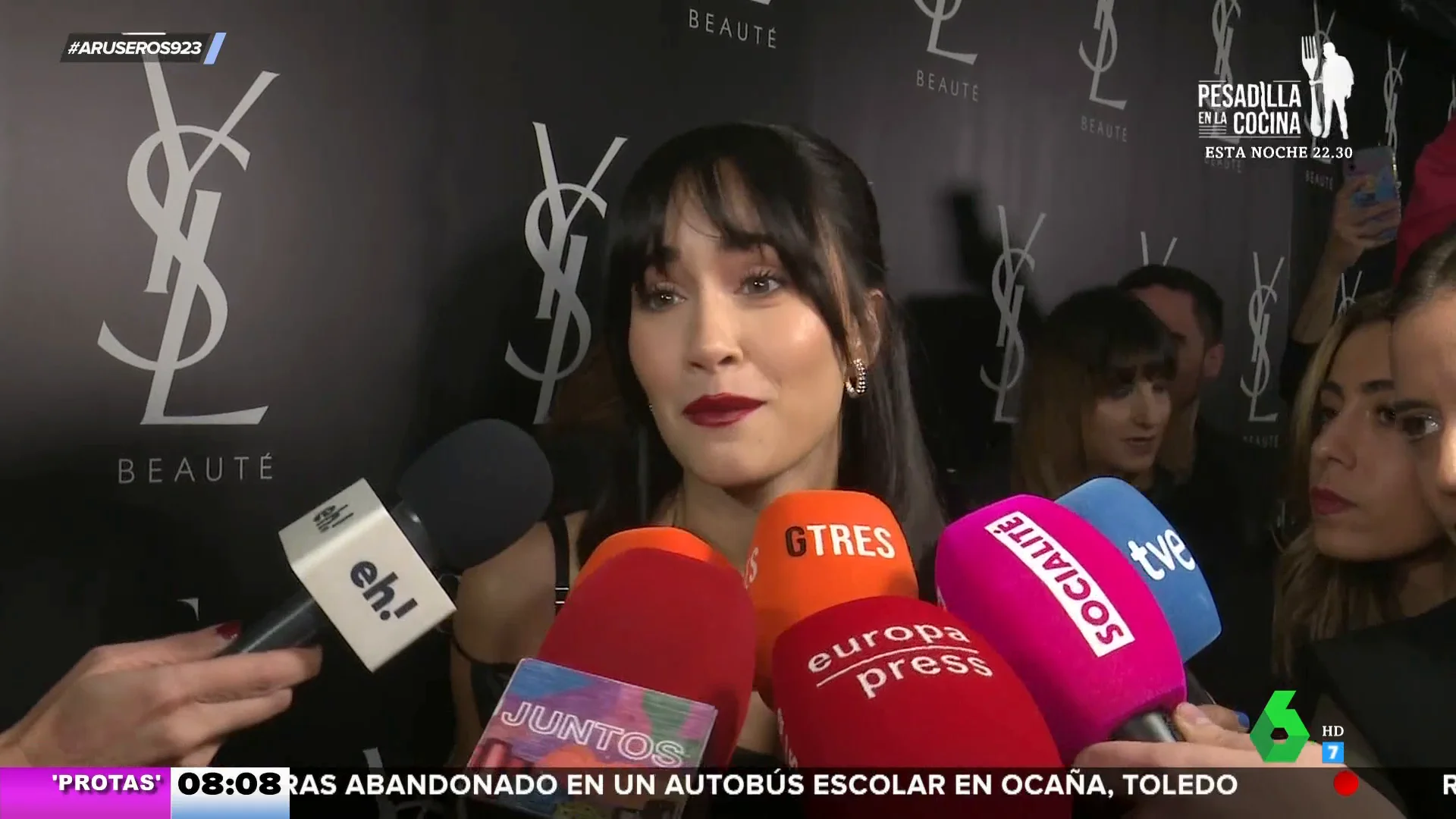 Aitana pide a la prensa que deje de grabarle en casa: "Está empezando a venir mucha gente, estoy sola y paso miedo"