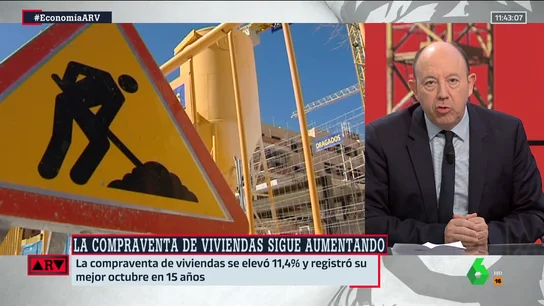 Gonzalo Bernardos explica por qué el dato de compraventa de viviendas "no refleja la realidad": "Ya no va tan bien" Gonzalo Bernardos explica por qué el dato de compraventa de viviendas "no refleja la realidad": "Ya no va tan bien"