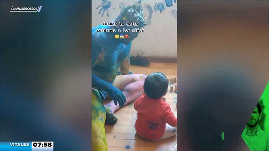 ¡Sorpresa! Este es el desastre que organizan un padre y sus hijos en la casa cuando la madre sale una hora ¡Sorpresa! Este es el desastre que organizan un padre y sus hijos en la casa cuando la madre sale una hora