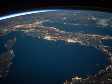 Italia vista desde el espacio