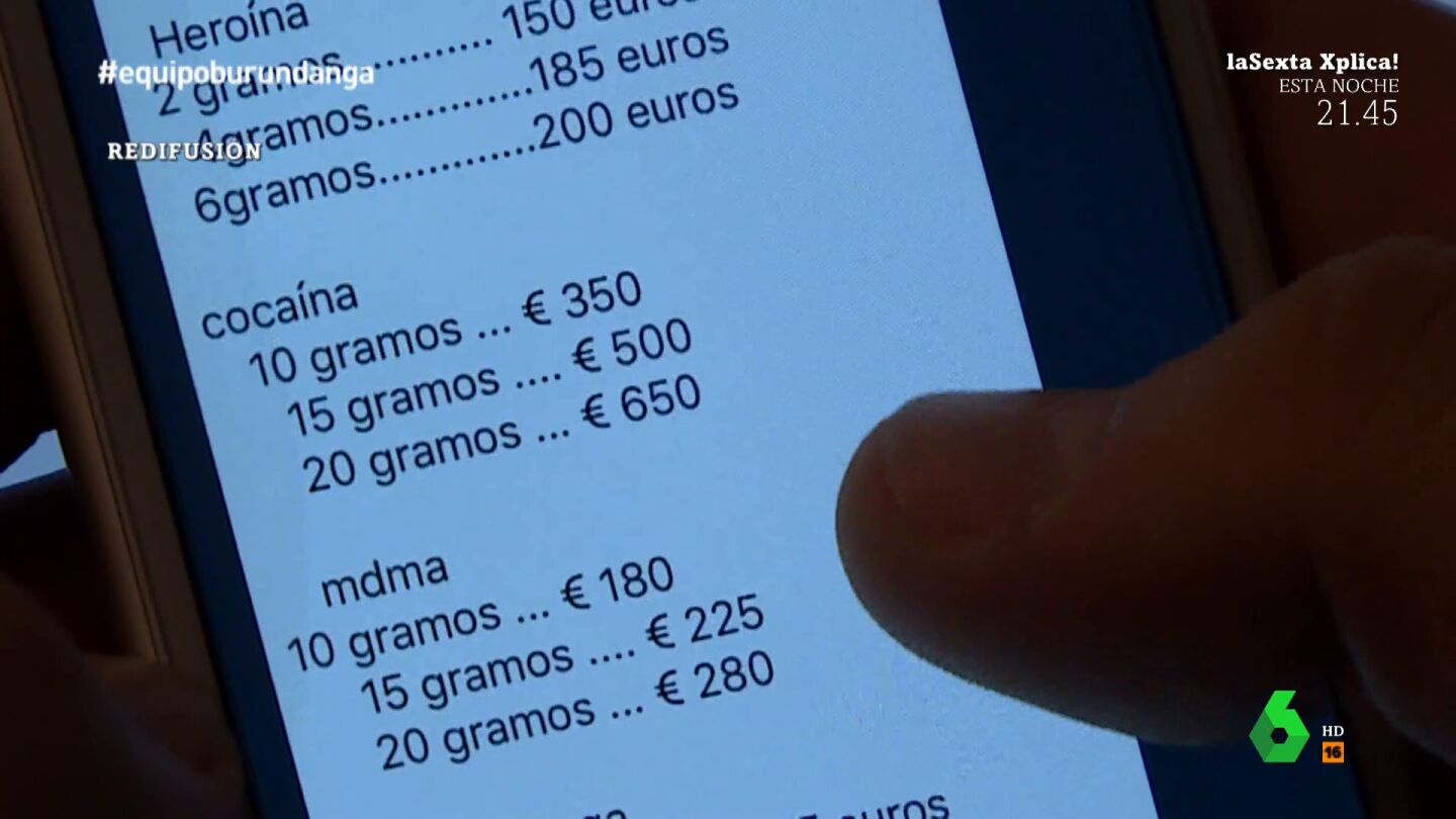 Una lista con precios y 'recomendaciones': los mensajes de un vendedor de drogas de sumisi&oacute;n qu&iacute;mica a Equipo de Investigaci&oacute;n