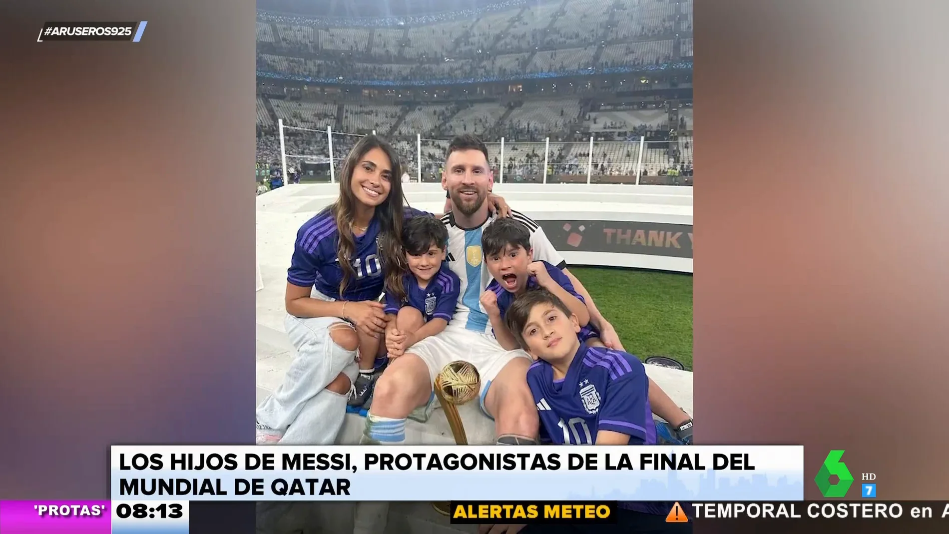 La familia de Leo Messi, orgullosa del futbolista: así son los emotivos mensajes de su mujer y sus hijos