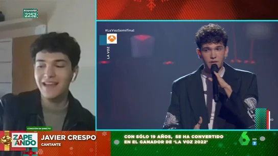 Javier Crespo, ganador de La Voz tras sus versiones: "Creo que a la gente le ha llegado escuchar canciones conocidas" Javier Crespo, ganador de La Voz tras sus versiones: "Creo que a la gente le ha llegado escuchar canciones conocidas"