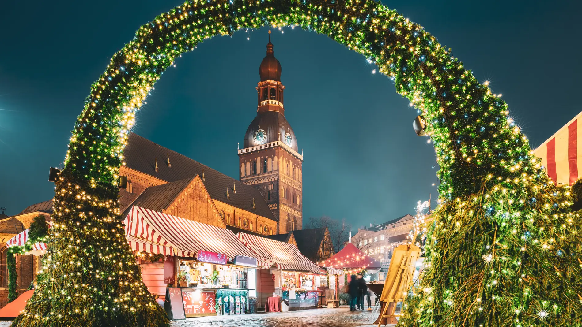 Riga (Letonia) en Navidad