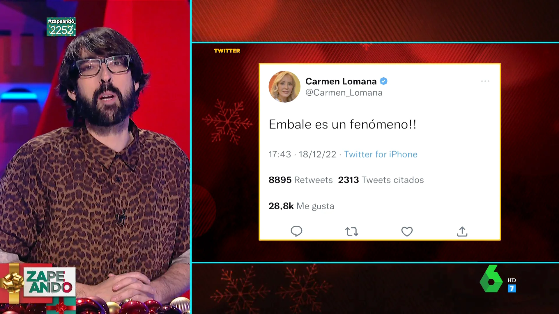 El lapsus viral de Carmen Lomana con Mbappé que arrasó en Twitter durante la final del Mundial de Qatar