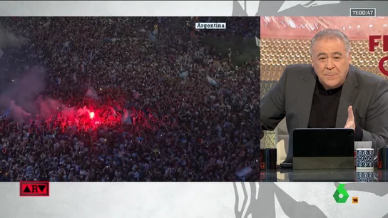 El alegato de Ferreras tras la victoria de Argentina: "Fue un Messi gigantesco, poseído por el espíritu de Maradona" El alegato de Ferreras tras la victoria de Argentina: "Fue un Messi gigantesco, poseído por el espíritu de Maradona"