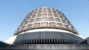 Fachada del edificio del Tribunal Constitucional en Madrid