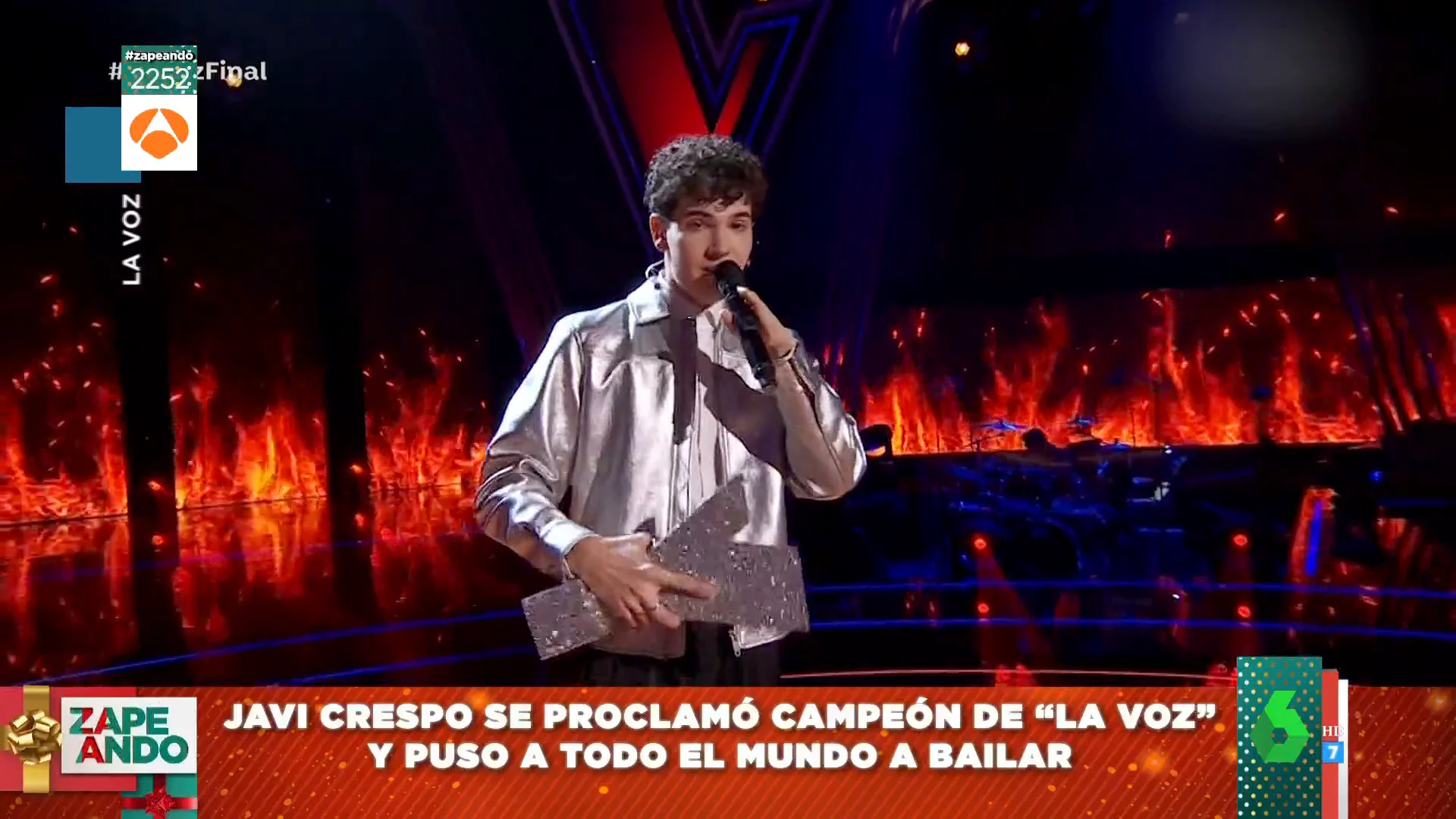 Así fue la versión de Javier Crespo de 'La bachata' que le proclamó vencedor de La Voz