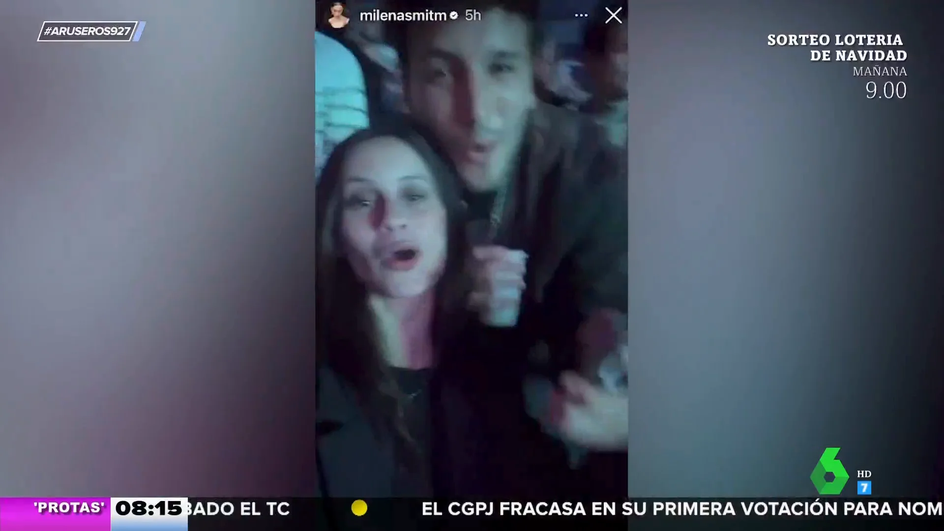 Sebastián Yatra, un asistente muy especial en el concierto de Aitana en Madrid