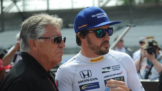 Mario Andretti y Fernando Alonso Mario Andretti y Fernando Alonso