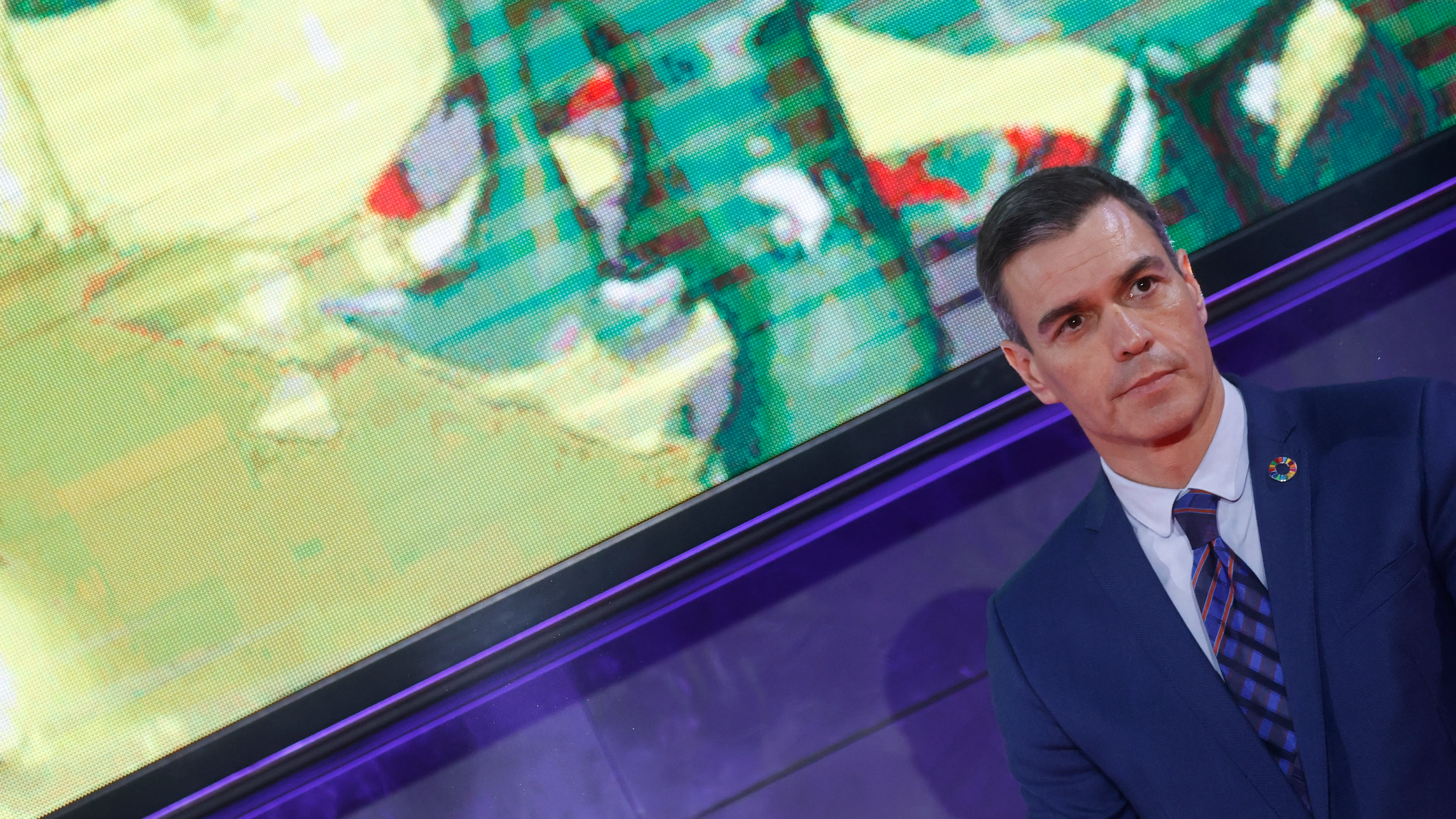 El presidente del Gobierno, Pedro Sánchez, durante la gala del COE El presidente del Gobierno, Pedro Sánchez, durante la gala del COE