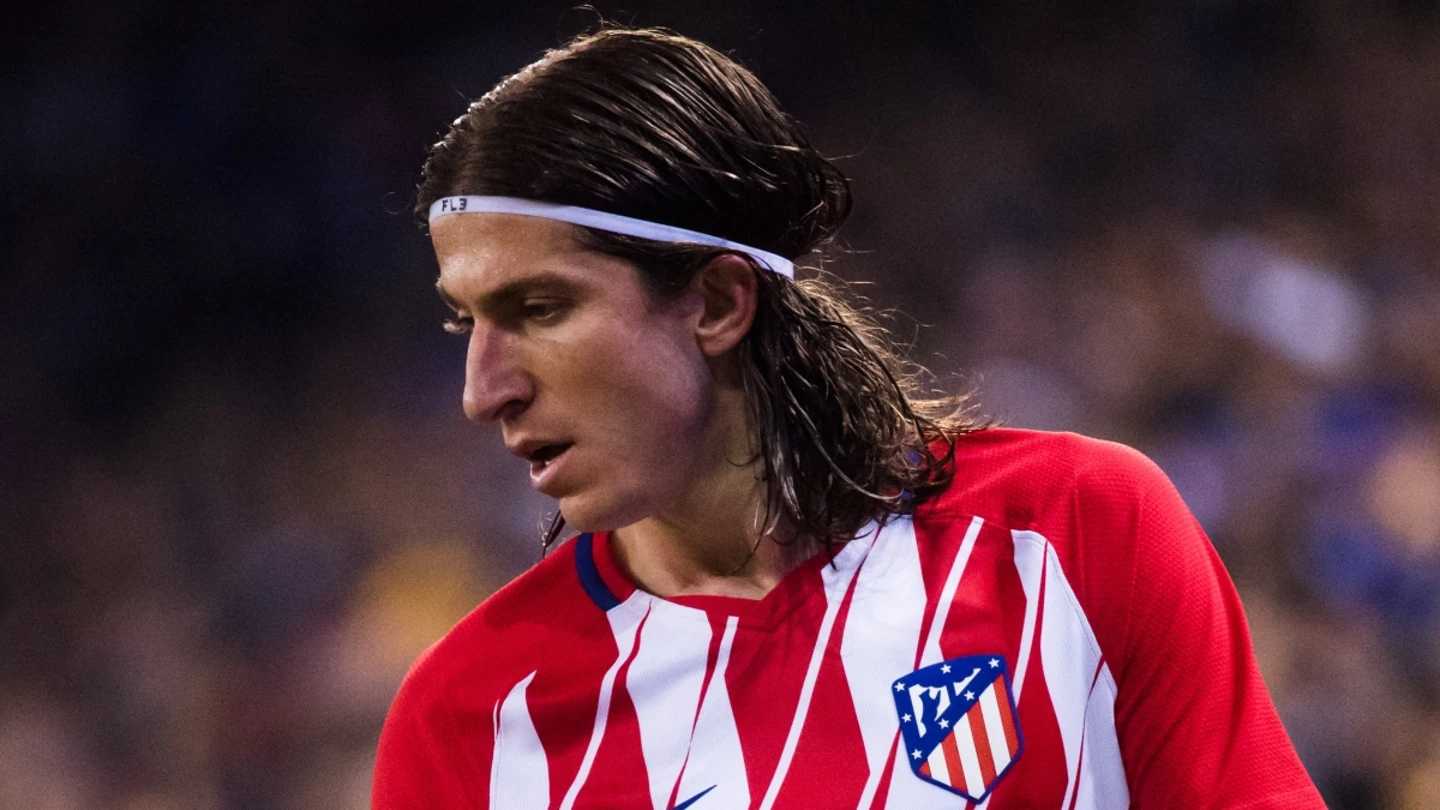 Filipe Luis, en su etapa en el Atlético Filipe Luis, en su etapa en el Atlético
