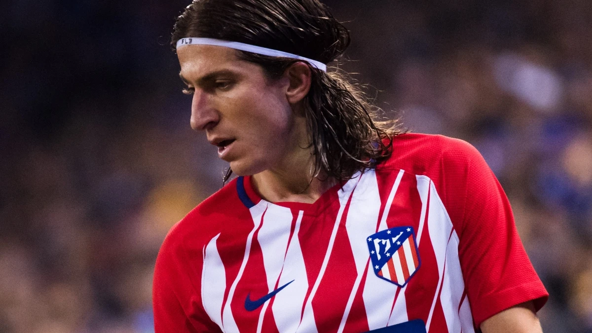 Filipe Luis, en su etapa en el Atlético