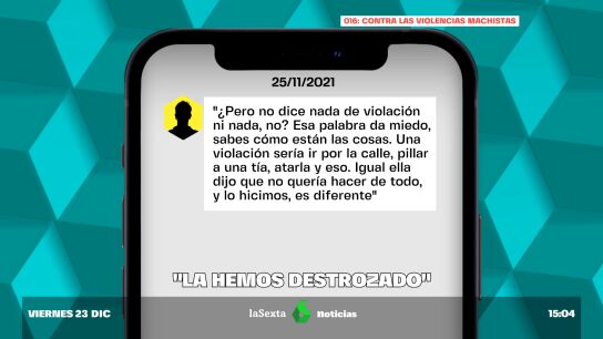 Los mensajes y audios de la manada de Castelldefels: "A la chavala esa la hemos destrozado, le hemos dado en el DNI"