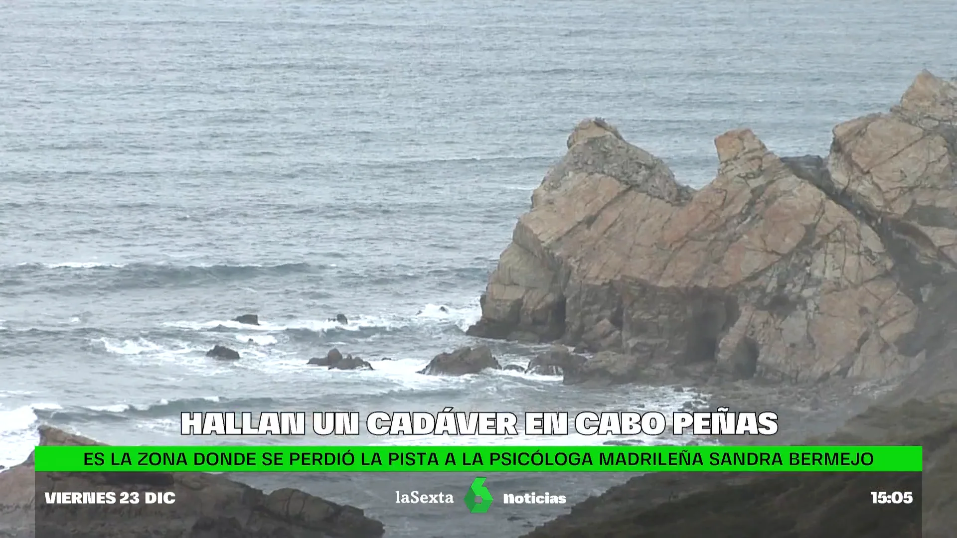 El cuerpo hallado en Cabo de Peñas no posee ropa y está en muy mal estado