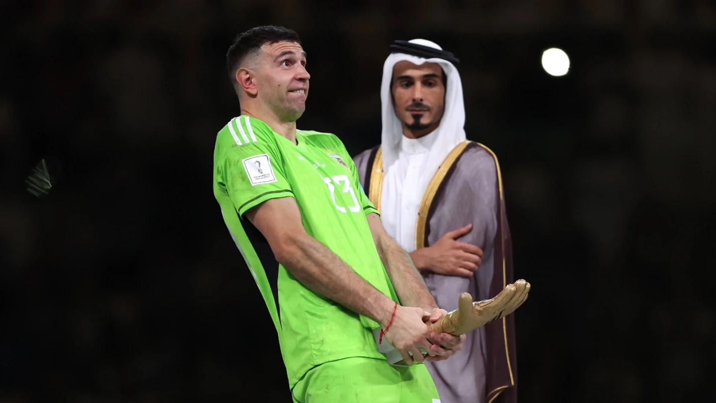 El 'Dibu' Martínez, portero de Argentina El 'Dibu' Martínez, portero de Argentina