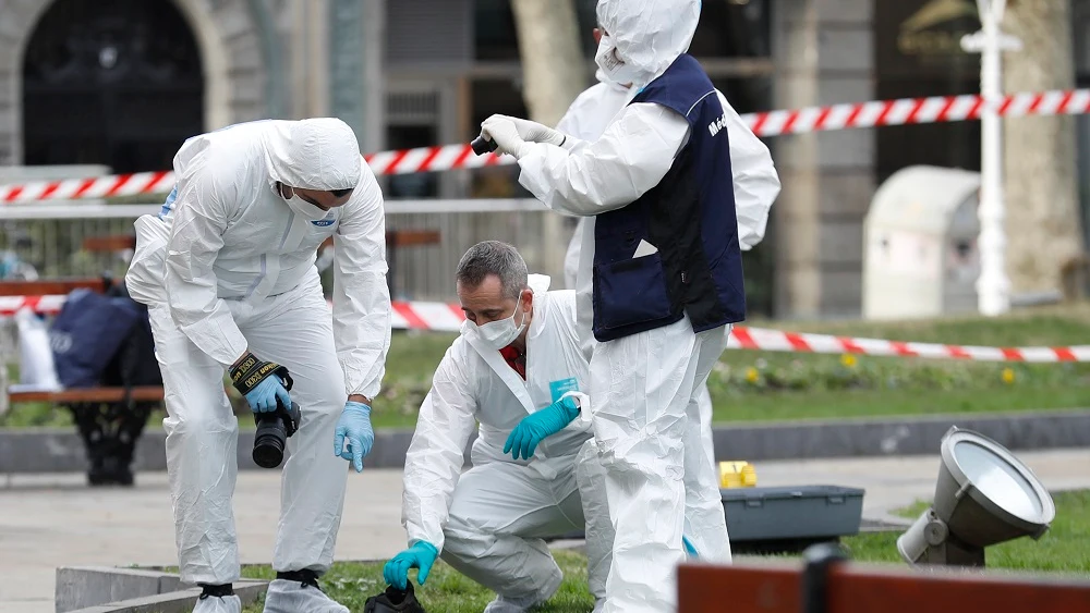 La Policía investiga un asesinato en San Sebastián