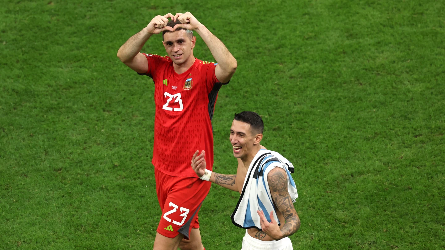 'Dibu' Martínez y Ángel Di María 'Dibu' Martínez y Ángel Di María