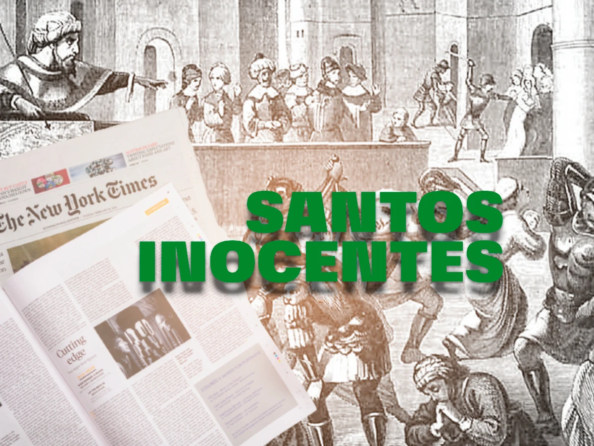 Por qué el día de los Santos Inocentes se celebra el 28 de diciembre... y se hacen bromas? Por qué el día de los Santos Inocentes se celebra el 28 de diciembre... y se hacen bromas?