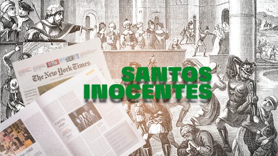¿Por qué el día de los Santos Inocentes se celebra el 28 de diciembre... y se hacen bromas? ¿Por qué el día de los Santos Inocentes se celebra el 28 de diciembre... y se hacen bromas?