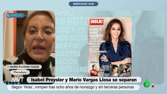María Eugenia Yagüe desvela cuánto dinero habría ganado Isabel Preysler por la portada de Hola María Eugenia Yagüe desvela cuánto dinero habría ganado Isabel Preysler por la portada de Hola