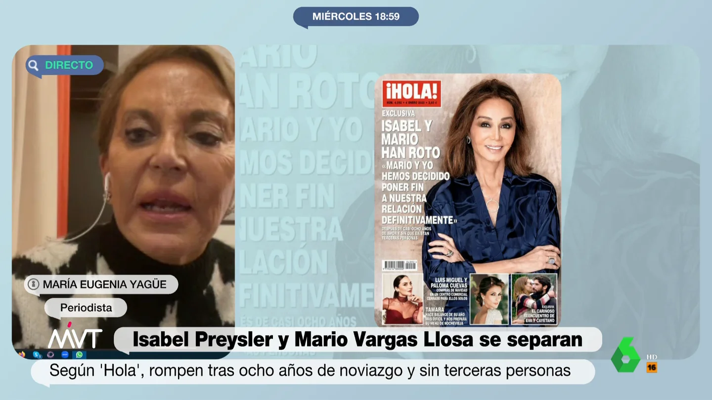 María Eugenia Yagüe desvela cuánto dinero habría ganado Isabel Preysler por la portada de Hola María Eugenia Yagüe desvela cuánto dinero habría ganado Isabel Preysler por la portada de Hola