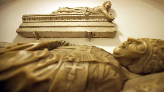 La tumba de Juan Pablo II en la basílica de San Pedro, del Vaticano La tumba de Juan Pablo II en la basílica de San Pedro, del Vaticano