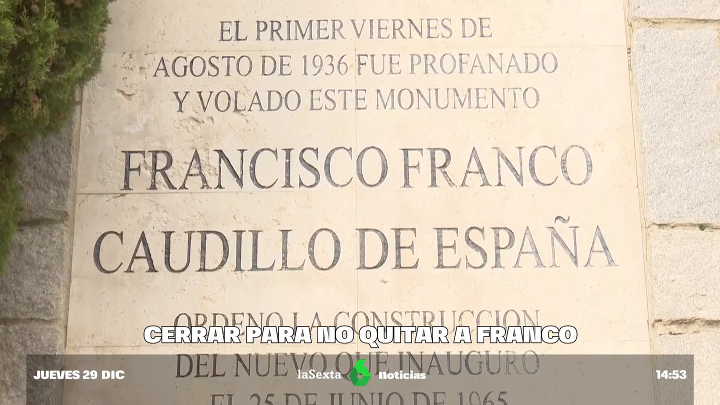 Cerrar para no quitar a Franco: la triquiñuela del Obispado de Getafe para no cumplir la Ley de Memoria Democrática Cerrar para no quitar a Franco: la triquiñuela del Obispado de Getafe para no cumplir la Ley de Memoria Democrática