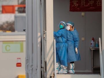 Hospital en China. Foto de archivo. 