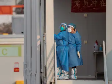 Hospital en China. Foto de archivo. Hospital en China. Foto de archivo.