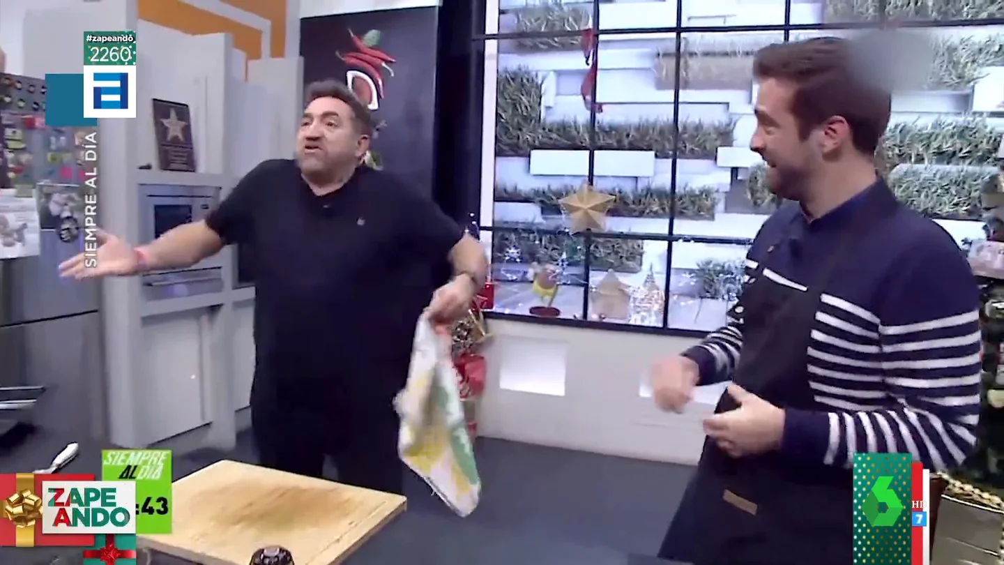 El cabreo de un chef en directo por darle paso antes de tiempo El cabreo de un chef en directo por darle paso antes de tiempo