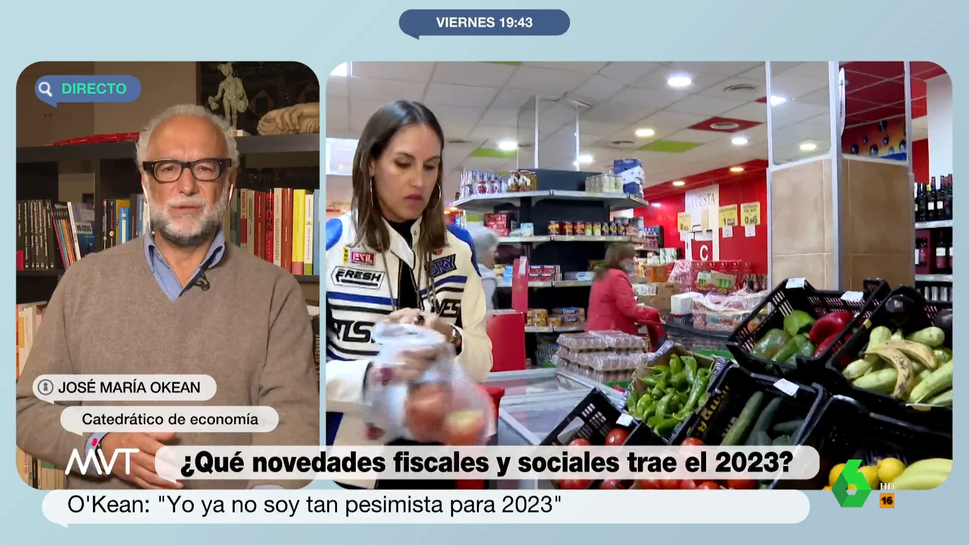 El análisis de O'Kean sobre el efecto de la rebaja del IVA en los grandes supermercados