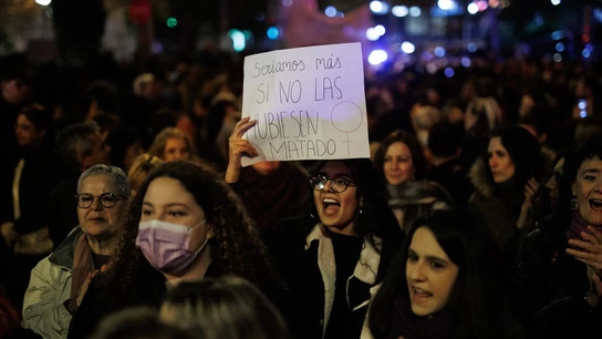 Manifestación contra la violencia machista el pasado 25 de noviembre de 2022, en Madrid. Manifestación contra la violencia machista el pasado 25 de noviembre de 2022, en Madrid.