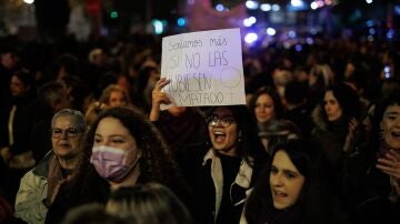Manifestación contra la violencia machista el pasado 25 de noviembre de 2022, en Madrid.