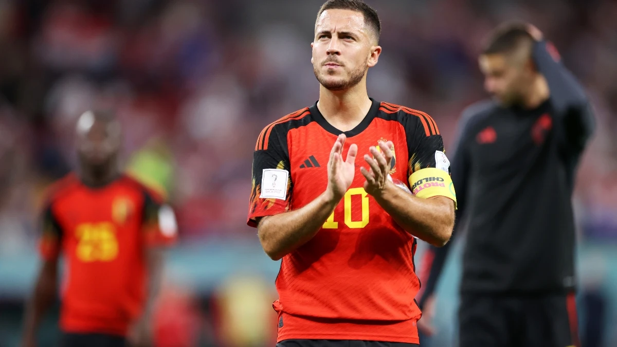 Eden Hazard, con Bélgica