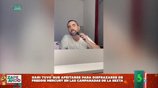 Así se transformó Dani Mateo en Freddie Mercury: el vídeo de cómo se hizo su bigote viral en Campanadas Así se transformó Dani Mateo en Freddie Mercury: el vídeo de cómo se hizo su bigote viral en Campanadas