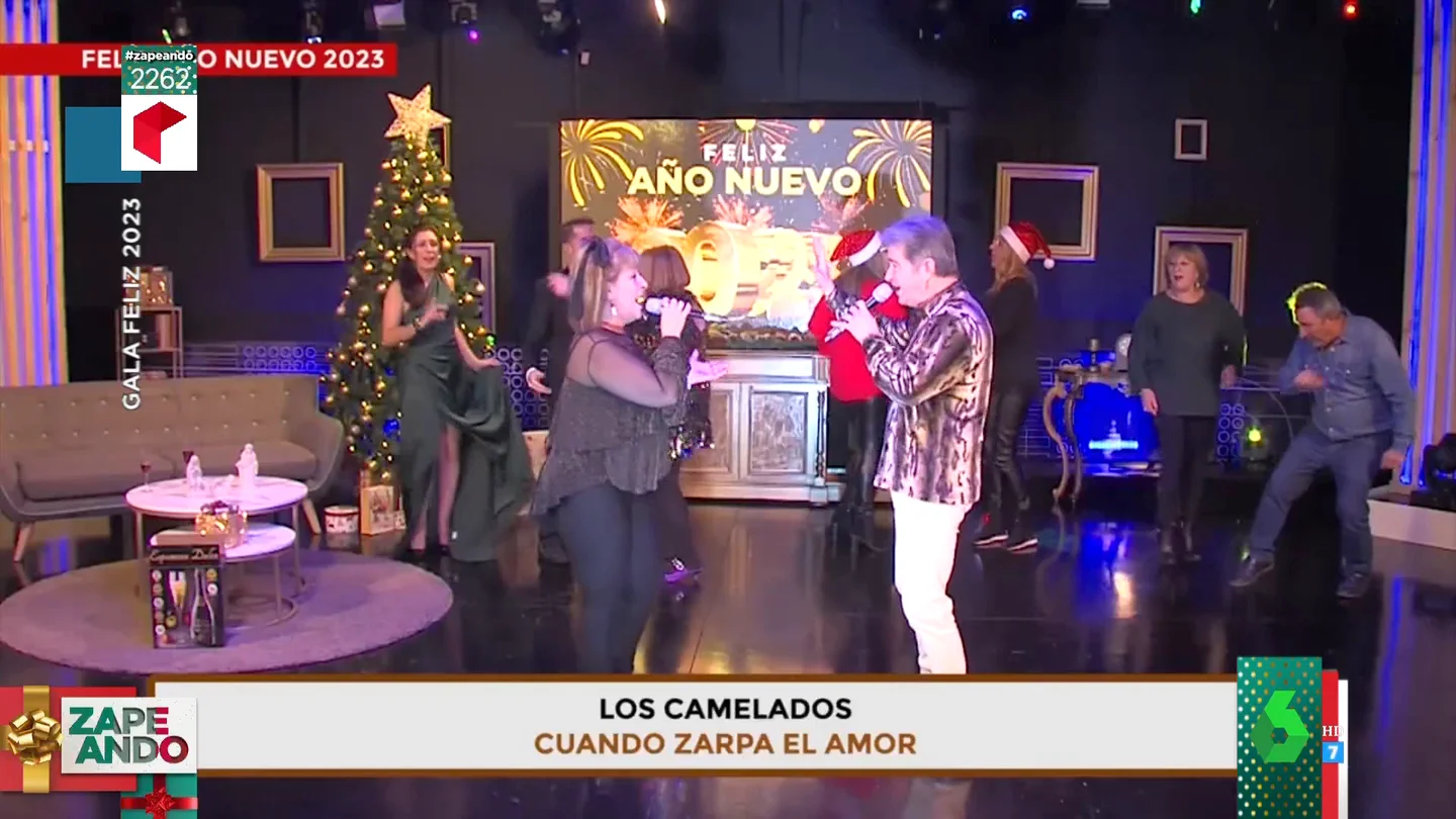 Con un 'karaoke' al ritmo de Camela: así dieron la bienvenida al 2023 en Cantabria Televisión Con un 'karaoke' al ritmo de Camela: así dieron la bienvenida al 2023 en Cantabria Televisión