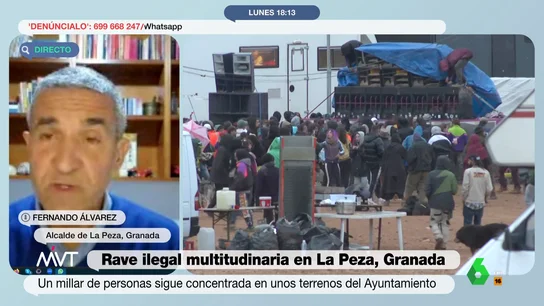 El alcalde del municipio granadino donde se celebra la rave ilegal explica los últimos sucesos El alcalde del municipio granadino donde se celebra la rave ilegal explica los últimos sucesos