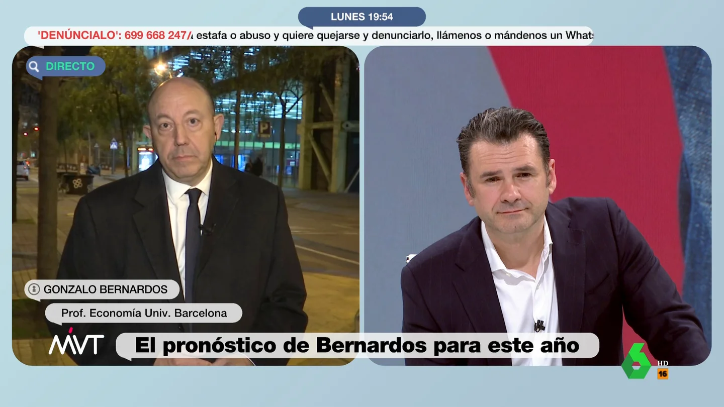 Gonzalo Bernardos anuncia "buenas noticias" para la economía española en 2023 Gonzalo Bernardos anuncia "buenas noticias" para la economía española en 2023