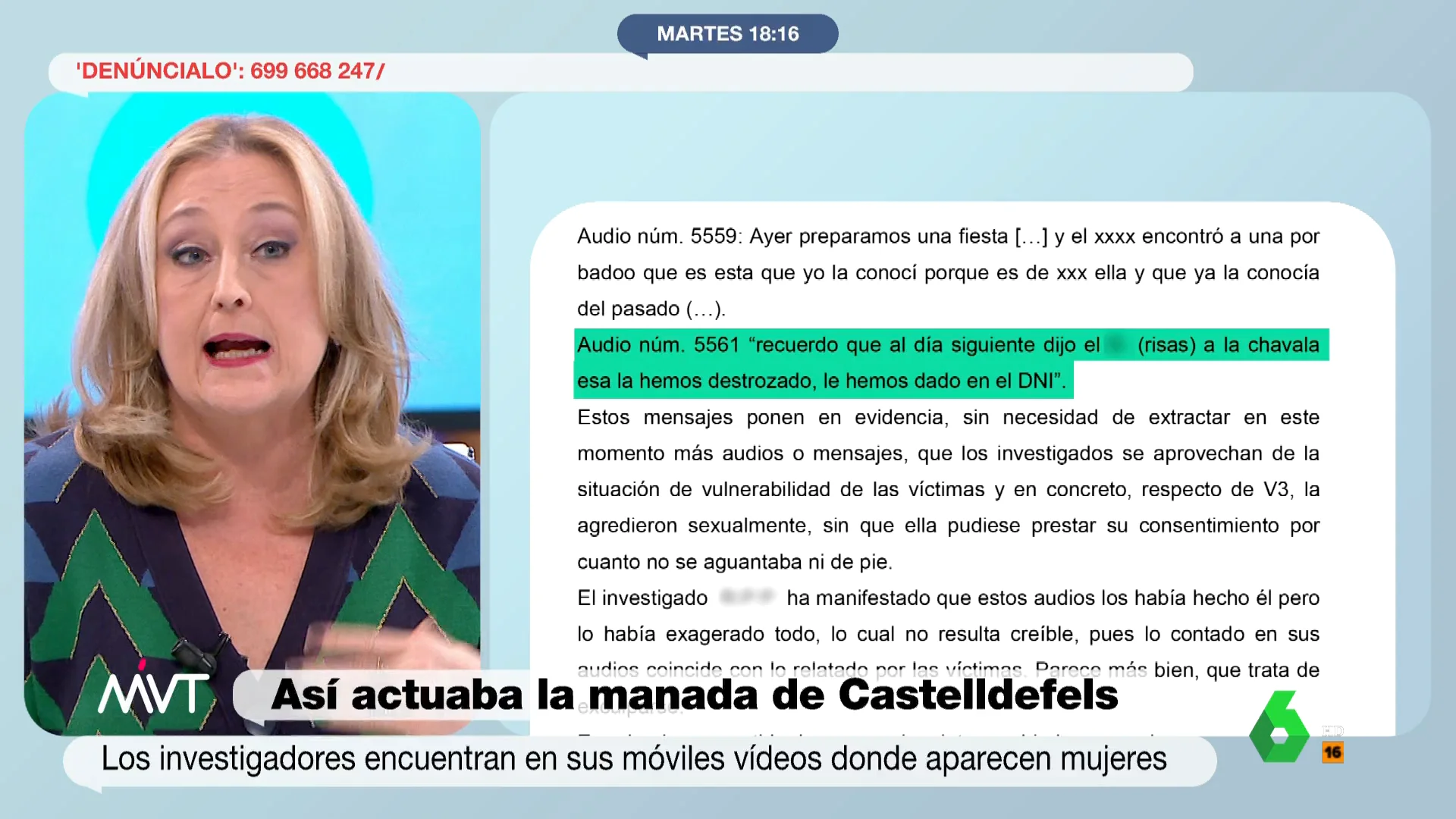 Elisa Beni, sobre la manada de Castelldefels: "¿Por qué hay grupos de jóvenes cuyo paradigma mental es reventar jóvenes entre varios?"