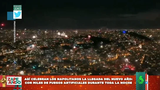 Así celebran el fin de año en Nápoles Así celebran el fin de año en Nápoles
