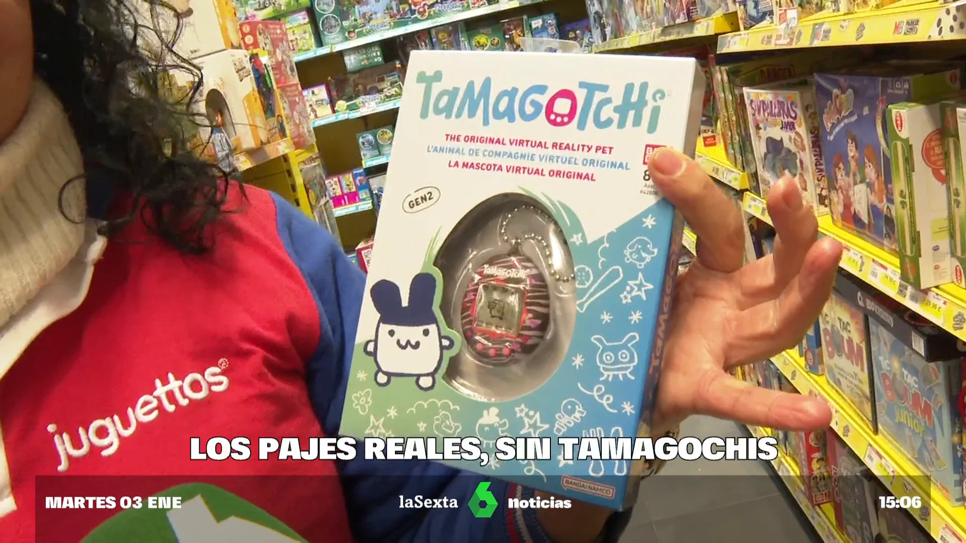 Los pajes reales se quedan sin Tamagochis 