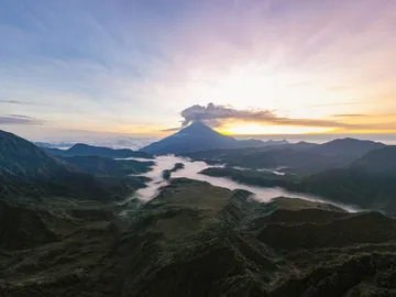 El volcán ecuatoriano Sangay El volcán ecuatoriano Sangay