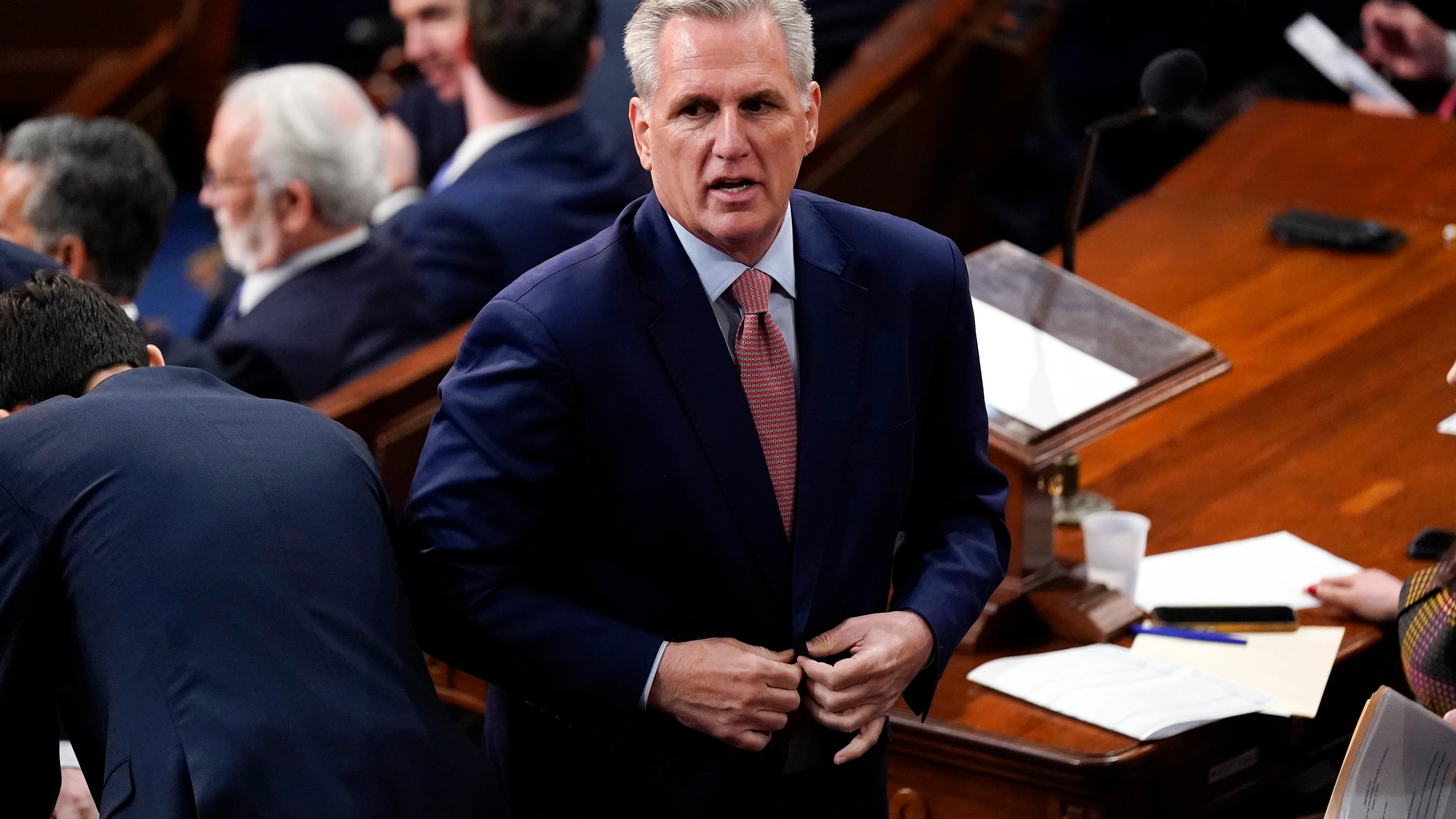 El republicano Kevin McCarthy, en el Congreso de EEUU